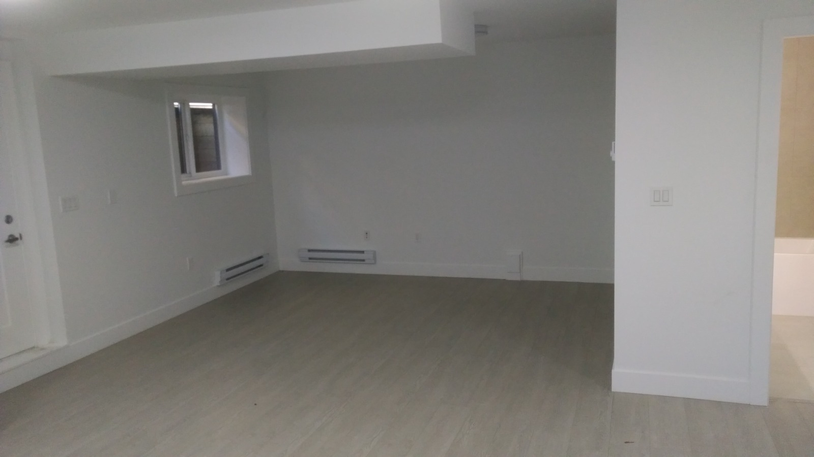 Chilliwack Sardis basement suite — open living area